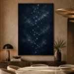 Midnight Celestial Path Constellation Wall Art Canvas Print - Image 8