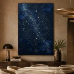 Celestial Star Atlas Constellation Wall Art Canvas Print - Image 8