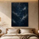 Celestial Star Map Constellation Wall Art Canvas Print - Image 9