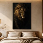 Nocturne King Lion Wall Art Canvas Print - Image 5
