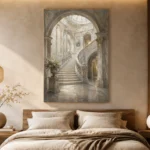 Grand Staircase Classical Architecture Wall Art Canvas Print - Image 8