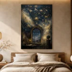 Celestial Observatory Zodiac Wall Art Canvas Print - Image 9