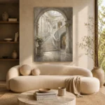 Grand Staircase Classical Architecture Wall Art Canvas Print - Image 9