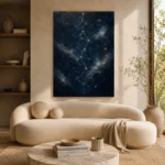 Celestial Star Map Constellation Wall Art Canvas Print - Image 10