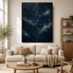 Celestial Star Map Constellation Wall Art Canvas Print - Image 11