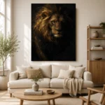 Nocturne King Lion Wall Art Canvas Print - Image 7