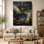 Celestial Observatory Zodiac Wall Art Canvas Print - Image 11