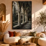 Cloister Arcade Gothic Architecture Wall Art Canvas Print - Image 10