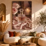 Romantic Bedroom Wall Art wall art print for elegant interiors