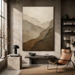 Textured Abstract Wall Art wall art print for elegant interiors