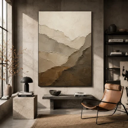 Textured Abstract Wall Art wall art print for elegant interiors