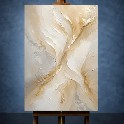Gold Abstract Wall Art wall art print for elegant interiors