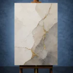 Gold Abstract Wall Art wall art print for elegant interiors