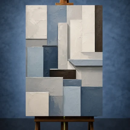 Geometric Abstract Wall Art wall art print for elegant interiors