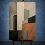 Geometric Abstract Wall Art wall art print for elegant interiors