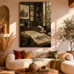 Architectural Studio Office Wall Art Canvas Print - Image 11