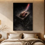 Chiaroscuro Violin Music Wall Art Canvas Print - Image 5