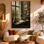 Scholar Study Office Wall Art Canvas Print - Image 11