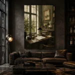 Scholar Study Office Wall Art Canvas Print - Image 4