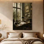 Scholar Study Office Wall Art Canvas Print - Image 7