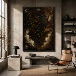 Constellation Map Astrology Wall Art Canvas Print - Image 2