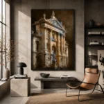 Classical Facade Architecture Wall Art Canvas Print - Image 2