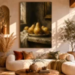 Golden Pear Dining Room Wall Art Canvas Print - Image 9