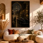 Midnight Bazaar Noir Movie Wall Art Canvas Print - Image 11