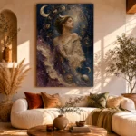 Celestial Muse Astrology Wall Art Canvas Print - Image 14