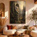 Weeping Angel Gothic Wall Art Canvas Print - Image 11