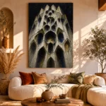 Gothic Cathedral Abstract Wall Art Canvas Print - Image 11