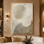 Textured Stone Wabi Sabi Wall Art Canvas Print - Image 3