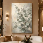 Eucalyptus Botanical Wall Art Canvas Print - Image 3
