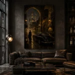 Midnight Bazaar Noir Movie Wall Art Canvas Print - Image 4