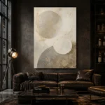 Textured Stone Wabi Sabi Wall Art Canvas Print - Image 4