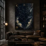Constellation Map Astrology Wall Art Canvas Print - Image 4