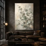 Eucalyptus Botanical Wall Art Canvas Print - Image 4