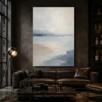 Soft Horizon Minimalist Wall Art Canvas Print - Image 4