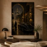 Midnight Bazaar Noir Movie Wall Art Canvas Print - Image 5