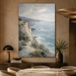 Coastal Cliff Landscape Wall Art Canvas Print - Image 5