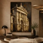 Classical Facade Architecture Wall Art Canvas Print - Image 5
