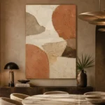 Terracotta Clay Wabi Sabi Wall Art Canvas Print - Image 5