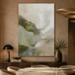 Sage Moss Wabi Sabi Wall Art Canvas Print - Image 5