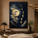 Moon Phases Astrology Wall Art Canvas Print - Image 9