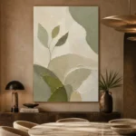 Sage Leaf Minimalist Wall Art Canvas Print - Image 5