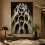 Gothic Cathedral Abstract Wall Art Canvas Print - Image 5