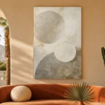 Textured Stone Wabi Sabi Wall Art Canvas Print - Image 6