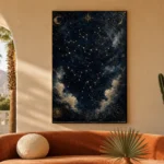 Constellation Map Astrology Wall Art Canvas Print - Image 6