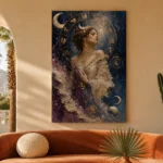 Celestial Muse Astrology Wall Art Canvas Print - Image 6