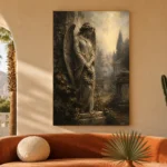 Weeping Angel Gothic Wall Art Canvas Print - Image 6